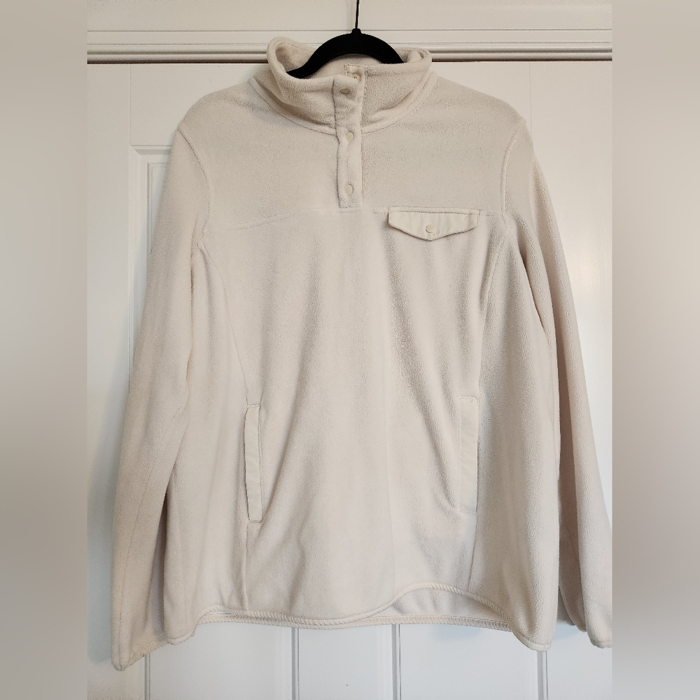 Cozy Cream Fleece Pullover